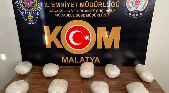 Malatya'da,Yolcu Otobüsünde Esrar Ele Geçirildi