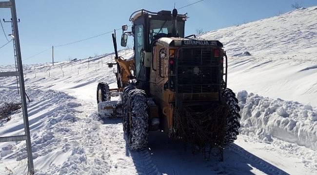 Malatya’da Yollar Kardan Temizleniyor