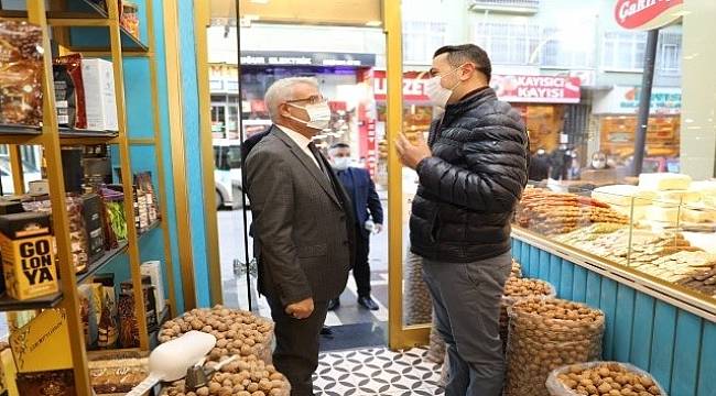 Başkan Güder’den Esnafa Destek Ziyareti