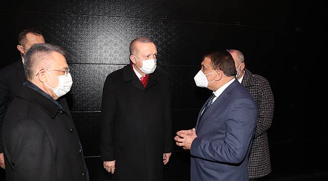 Başkan Gürkan,Cumhurbaşkanı Erdoğan İle Görüştü