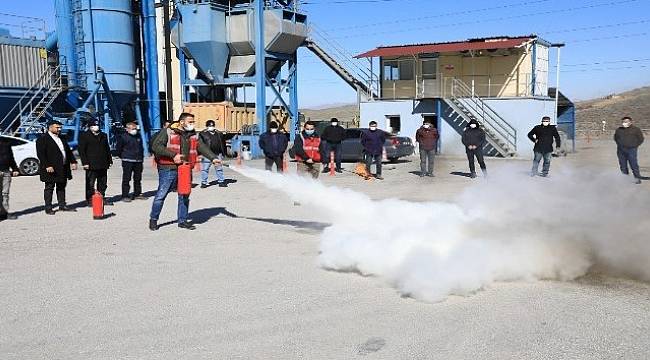 Battalgazi Belediyesi’nde,Yangın Tatbikatı