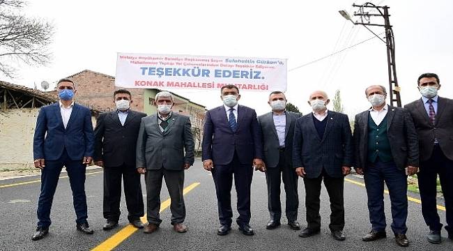 Konak-Tecde Bağlantı Yolunda Çalışmalar Tamamlandı