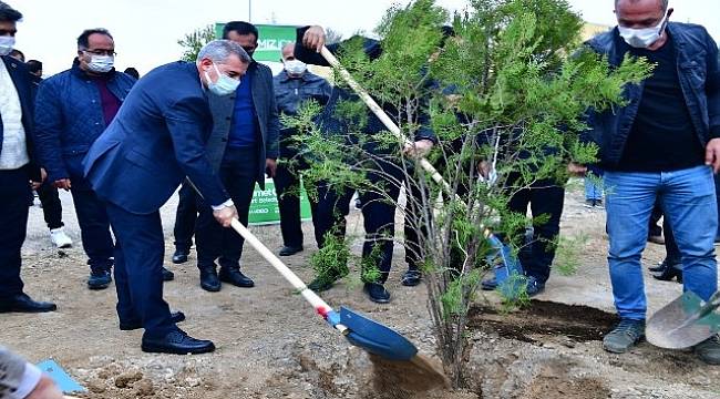 Yeşilyurt'ta Fidan Dikme Kampanyasına Destek