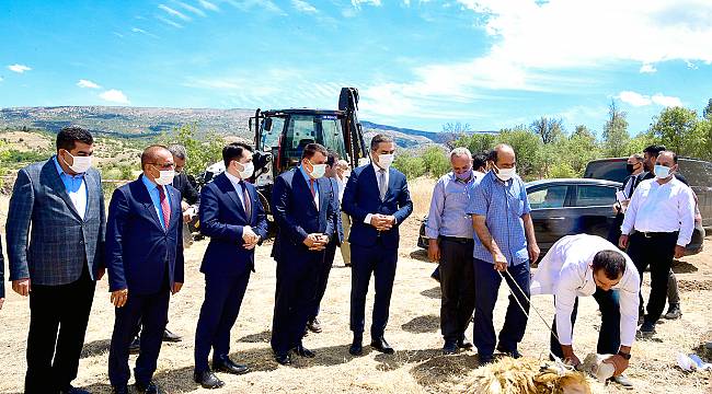 Doğanyol’da Arıtma Tesisin Temeli Atıldı