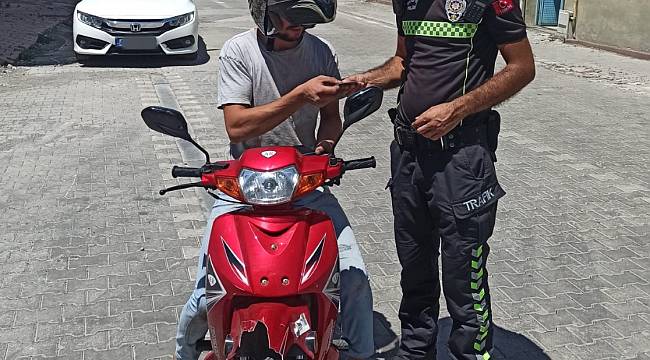  Malatya'da Motosiklet Denetimi Yoğunlaştı