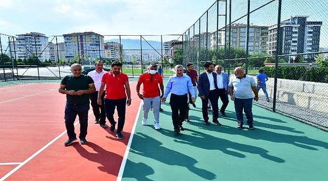 Başkan Çınar Yeşilyurt'u Spor Kenti Yapacağız