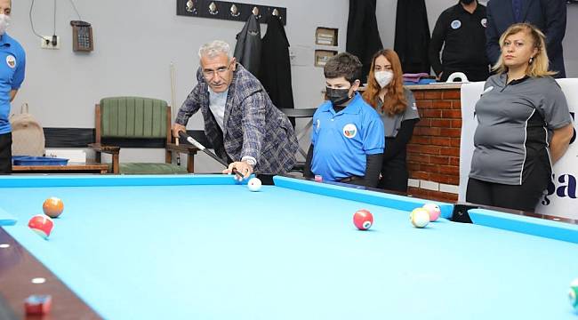 Battalgazi’de Bilardo Şampiyonası Startı Verildi