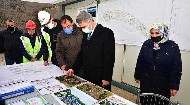 Beydağı Tabiat Parkı Gençlik ve Spor Merkezi İnşaatı Başladı