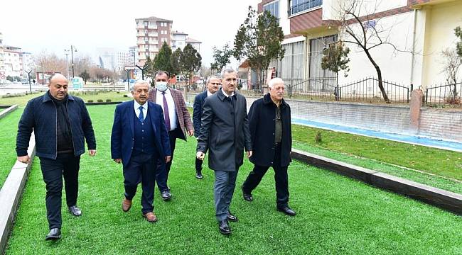 Çınar, İnönü Mahallesi Spor Kompleksini İnceledi