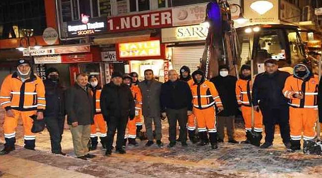 Güder,Ekiplerimiz Yoğun Bir Şekilde Çalışıyor