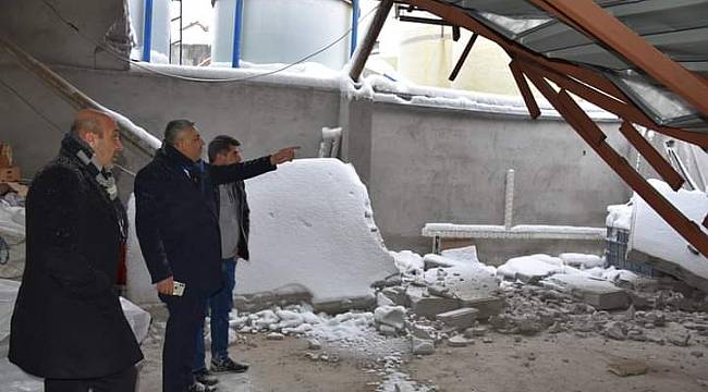 Sadıkoğlu'dan Esnafa Geçmiş olsun Ziyareti