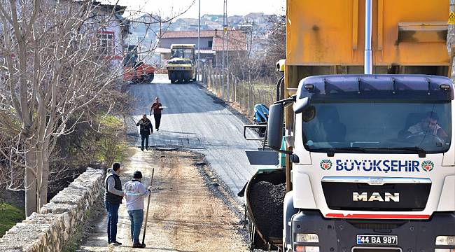 Battalgazi Mahallesinde Asfalt Çalışması