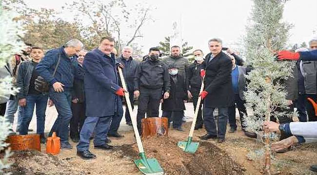 Malatya'da Hemşehri Derneklerinden Fidan Dikimi