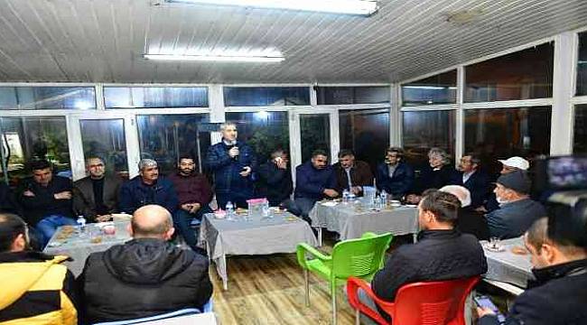 Başkan Çınar'a Mahalle Sakinlerinden Yoğun İlgi