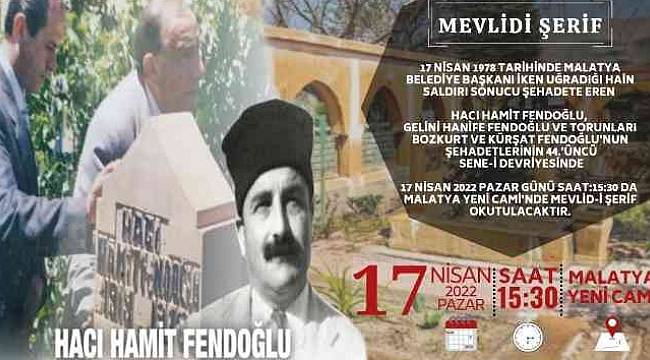 Milletvekili Fendoğlu'dan Mevlid Daveti