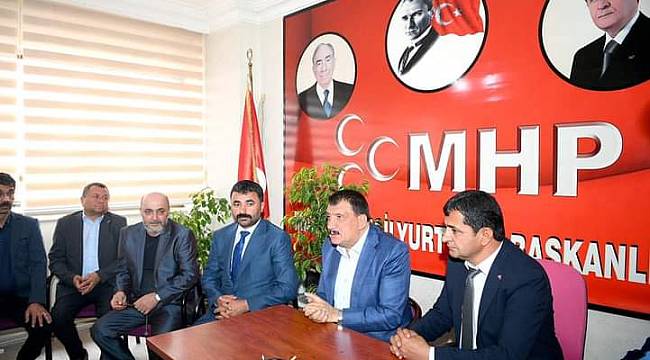 Başkan Gürkan'dan MHP'YE Bayram Ziyareti