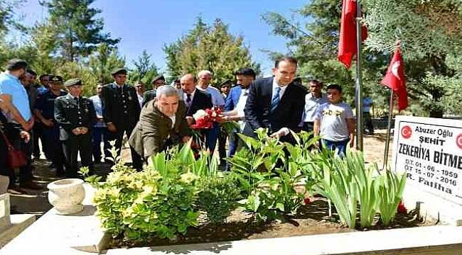 Malatya'da 15 Temmuz Şehidi Unutulmadı 