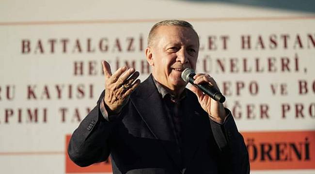 Cumhurbaşkanı Recep Tayyip Erdoğan,Malatya'da 