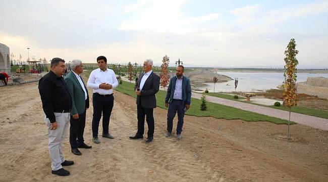 Malatya’nın İlk Sahil Parkı Projesi Tüm Hızıyla Sürüyor