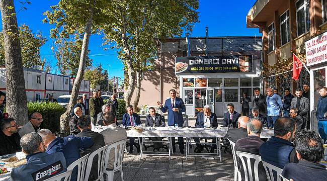 Gürkan, Sanayi Esnafını Ziyaret Etti