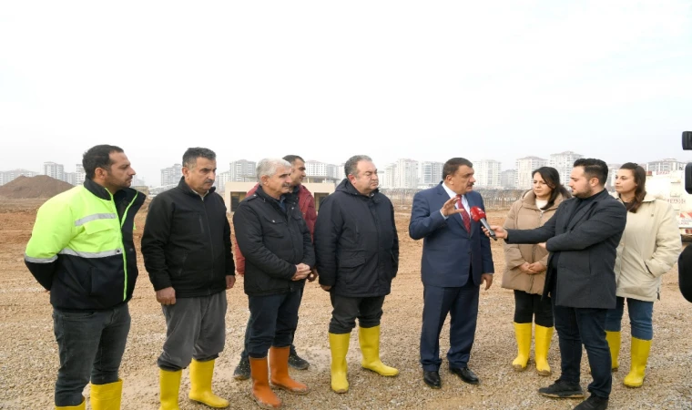 Başkan Gürkan, 100.Yıl Parkını İnceledi