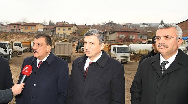 Gürkan ve Vali Şahin Güney Kuşak Yolunu İncelediler