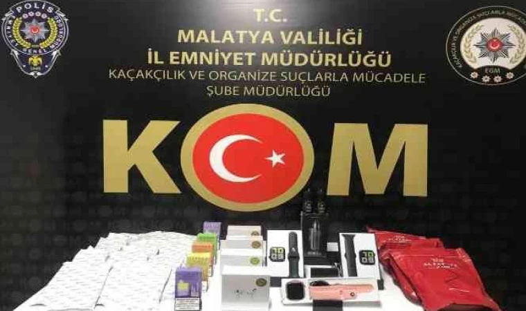 Malatya'da Gümrük Kaçaklarına Operasyon