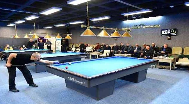 Yeşilyurt'ta Bilardo Turnovasına Yoğun İlgi 