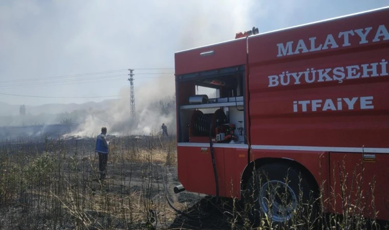 Malatya İtfaiyesinden Anız Yangını Uyarısı