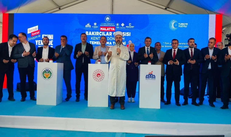 Malatya'da Bakırcılar Çarşısı İçin İlk Kazma Vuruldu