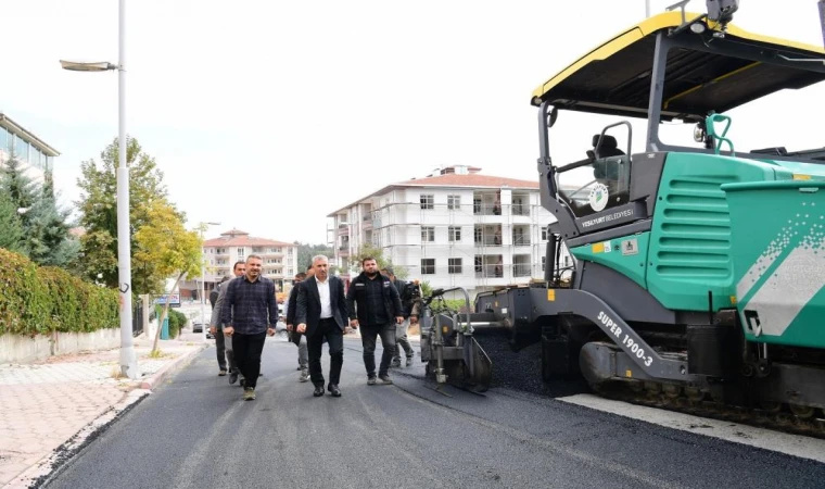 Yeşiltepe'de Asfaltlama Çalışmaları