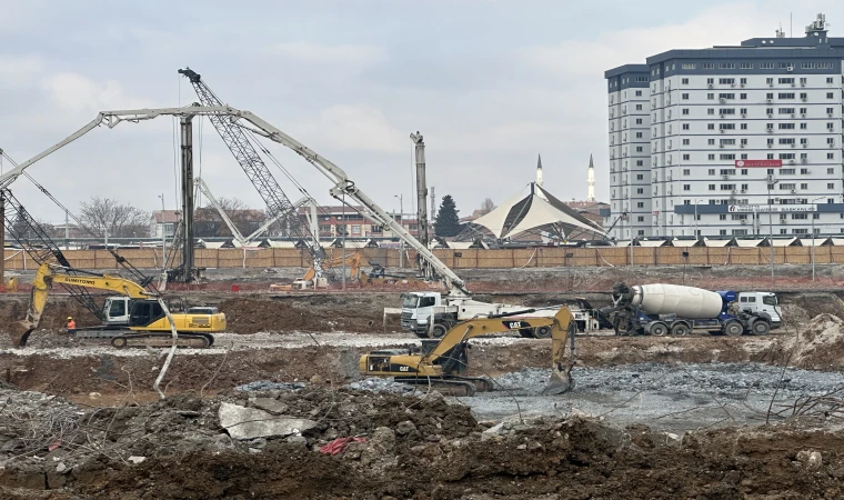 Malatya'da Çarşı İnşaat Çalışmaları Hız Kazandı