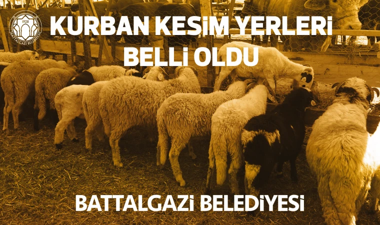 Battalgazi’de Kurban Kesim Yerleri Belli Oldu