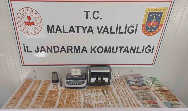 Malatya’da 6 Milyonluk Kaçak Altın Operasyonu