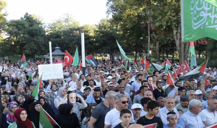 Malatya’da İsmail Haniye ve Gazze’ye Tepki Yürüyüşü