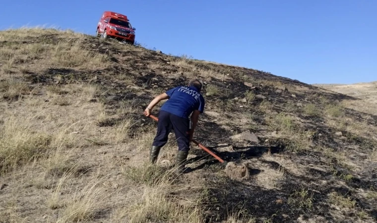 Malatya’da Ot Yangınlarına İtfaiye’den Müdahale