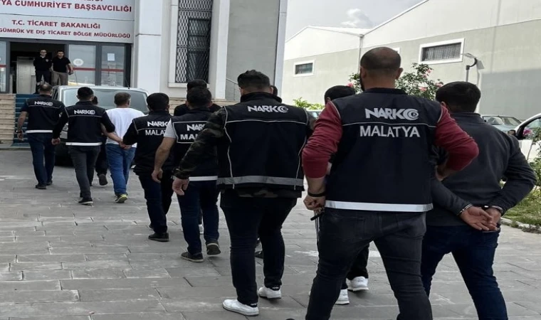 Malatya’da Torbacı Operasyonu 17 Şahıs Tutuklandı