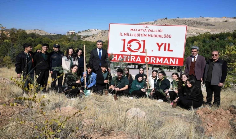 Malatya’da, 101 Fidan Toprakla Buluşturuldu