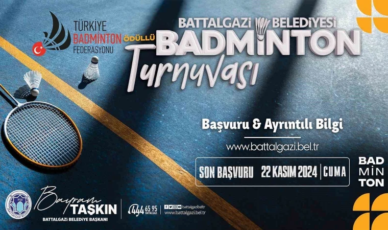 Battalgazi’de Badminton Heyecanı Başlıyor