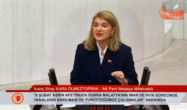 Halkın Vekili Ölmeztoprak, TBMM’de Konuştu