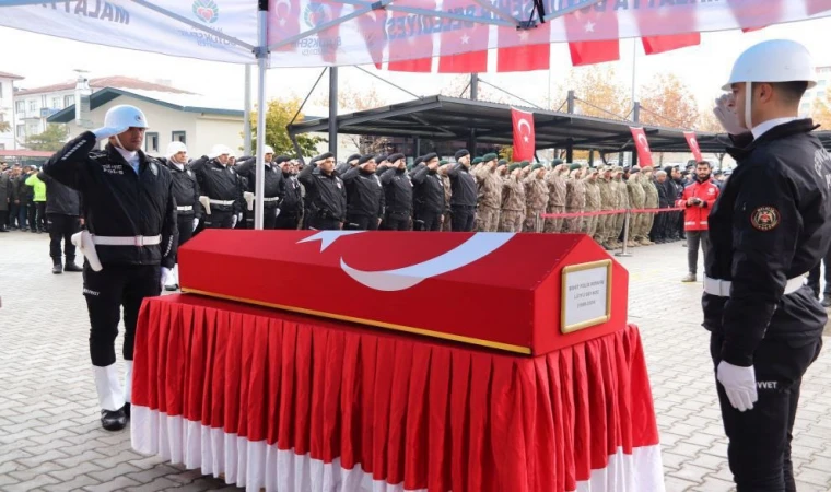 Malatya’da Şehit Polis Lütfü Beykoz İçin Tören Düzenlendi