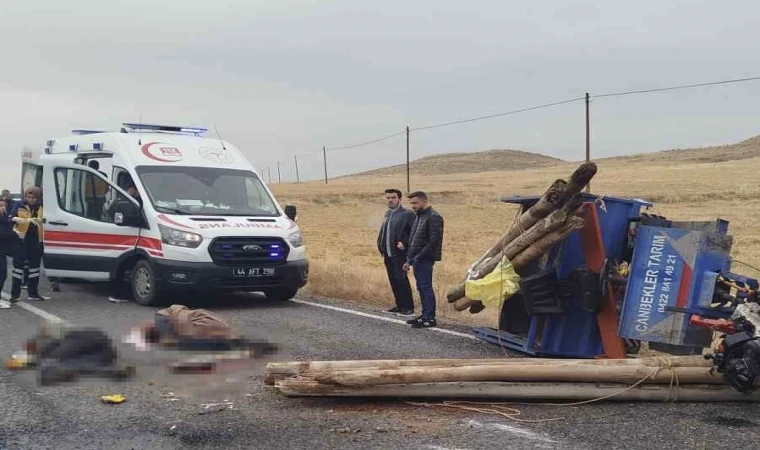 Malatya’da Trafik Kazası 1 Ölü 2 Yaralı