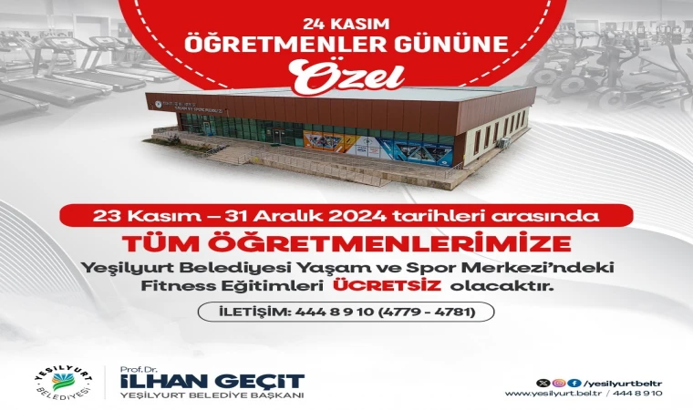 Yeşilyurt’ta Öğretmenlere Anlamlı Jest