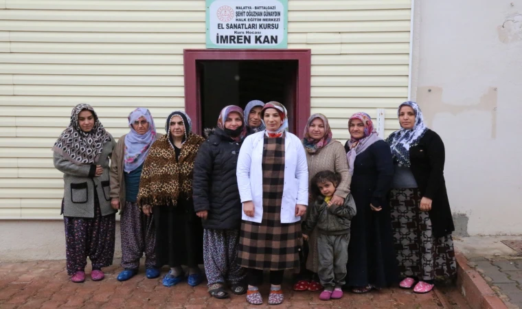 Battalgazi’de Dikiş Nakış Kursuna Yoğun İlgi