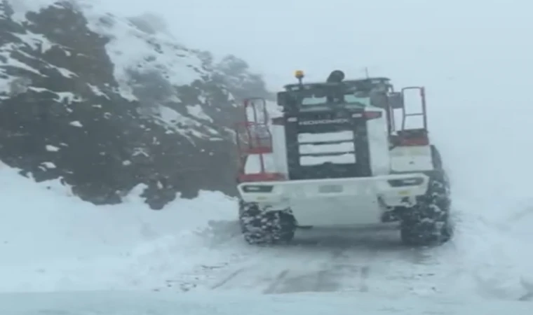 Malatya’da Kar’dan Kapalı Olan Yollar Açılıyor