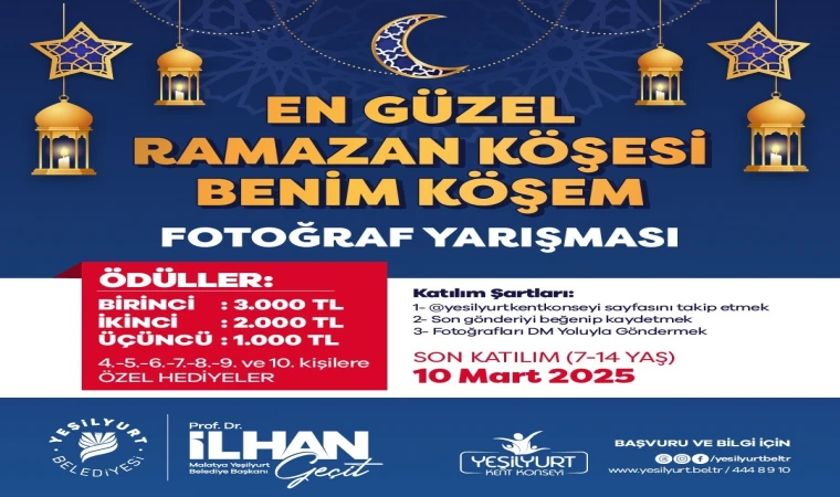 Yeşilyurt’ta Kent Konseyi Fotoğraf Yarışması Düzenleyecek