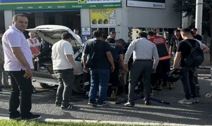 Malatya’da Trafik Kazası 2 Yaralı