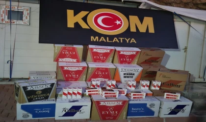 Malatya’da Kaçak Tütün ürünleri Operasyonu