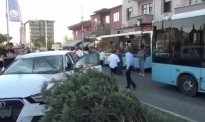 Malatya’da Trafik Kazası, Facianın Eşiğinden Dönüldü