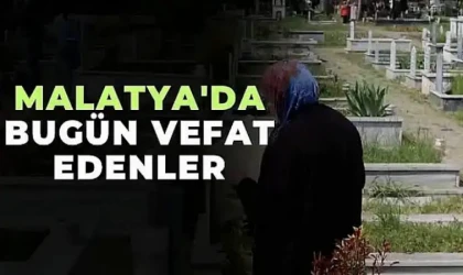 Malatya’da 29 Eylül 2024’de Vefat Edenler